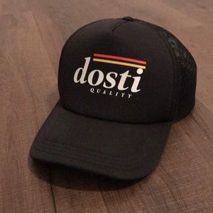 Love Trucker hat custom Dosti black one size